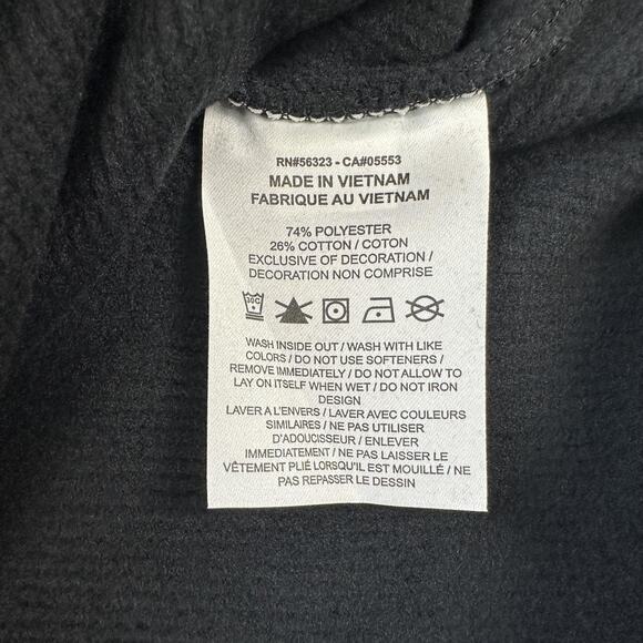 Nike Sweater Mens Large Black Gold FJ9547-012 Crewneck Long Sleeve Pullover Top - Picture 6 of 9